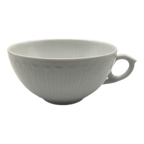 ROYAL COPENHAGEN (ロイヤル・コペンハーゲン) カップ&ソーサー ホワイトフルーテッド・ハーフレース