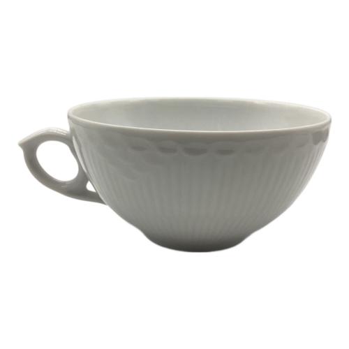 ROYAL COPENHAGEN (ロイヤル・コペンハーゲン) カップ&ソーサー ホワイトフルーテッド・ハーフレース