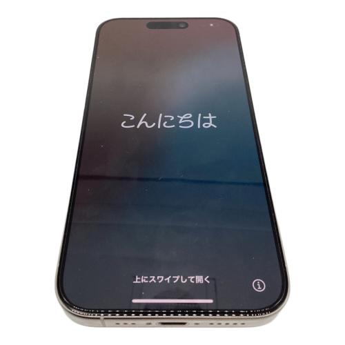 Apple (アップル) iPhone15 Pro MTUD3J/A サインアウト確認済 355721796833038 ー SIM FREE 修理履歴無し 256GB バッテリー:Bランク(88%) 程度:Aランク