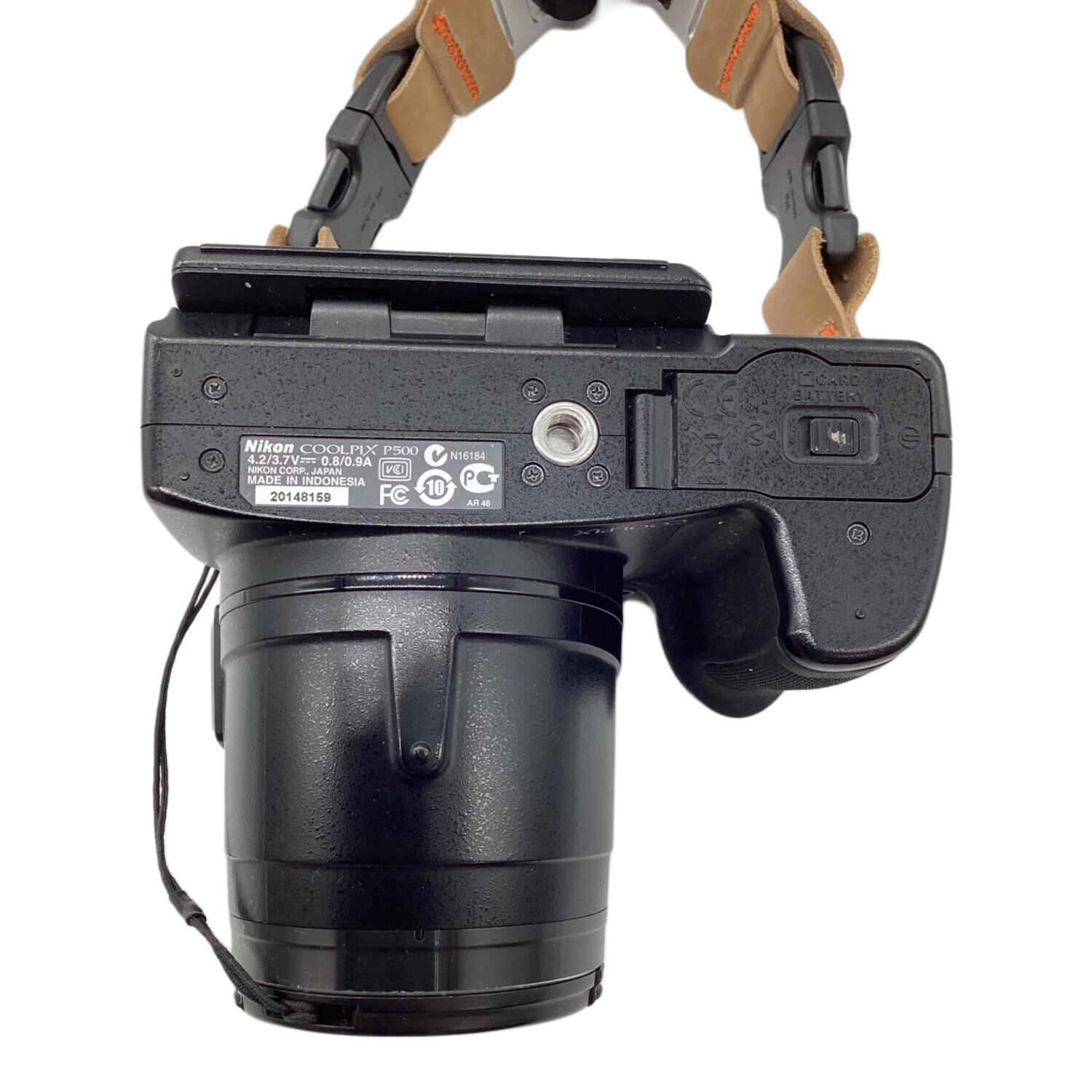 Nikon COOLPiX P500(ジャンク品) ニコンデジタルカメラ COOLPIX P ニコン コンデジ Nikon P500 ブラック 中古 新品SD