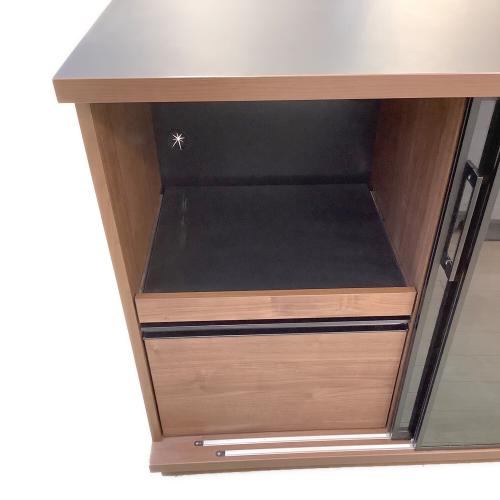 古賀家具 (コガカグ) キッチンカウンター ブラック Spark・Rico