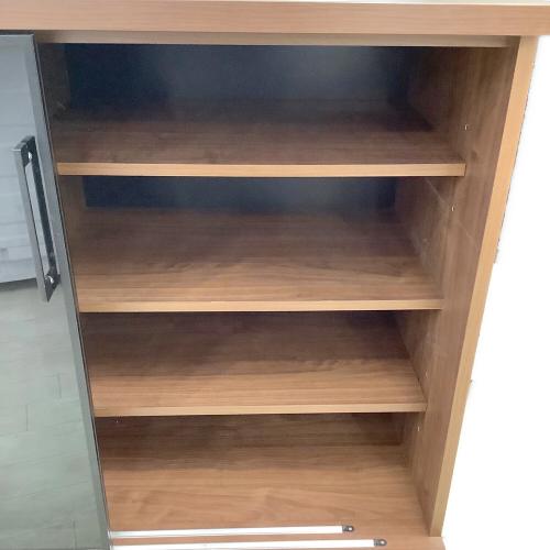 古賀家具 (コガカグ) キッチンカウンター ブラック Spark・Rico