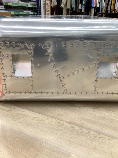 COFFEE TABLE ALL ALUMI シルバー @ アルミ材