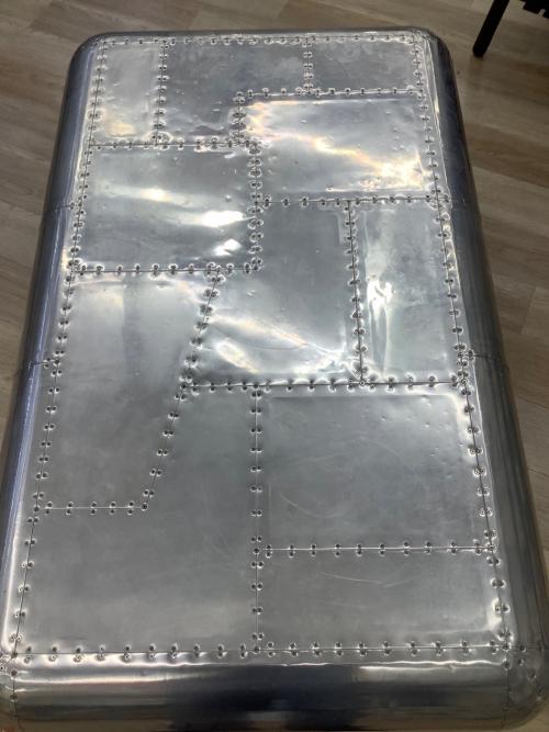 COFFEE TABLE ALL ALUMI シルバー @ アルミ材