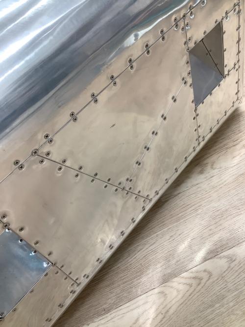 COFFEE TABLE ALL ALUMI シルバー @ アルミ材