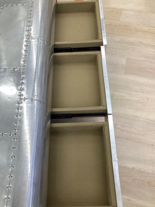 COFFEE TABLE ALL ALUMI シルバー @ アルミ材