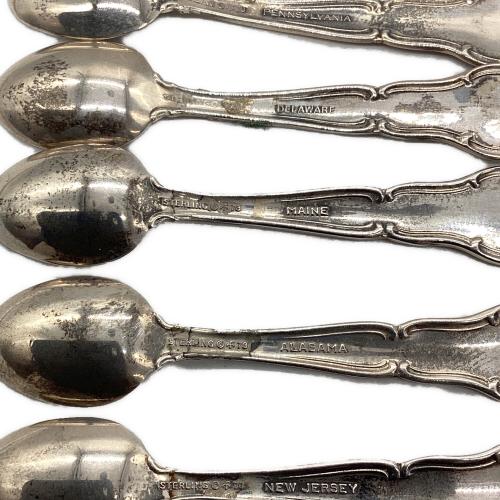 フランクリン・ミント (-) ミニチュアスプーンセット 50州フラワー スターリングシルバー