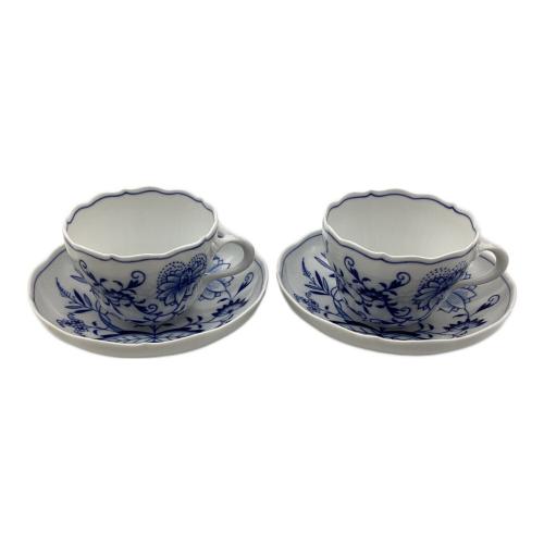 Meissen (マイセン) カップ&ソーサー ブルーオニオン 2Pセット 箱付
