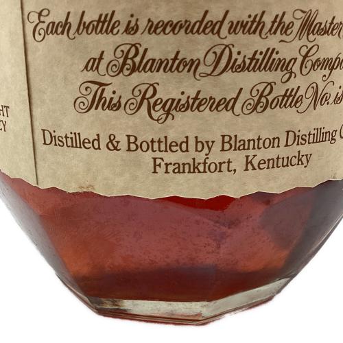 BLANTON'S SINGLE BARREL バーボン 目減り有 750ml