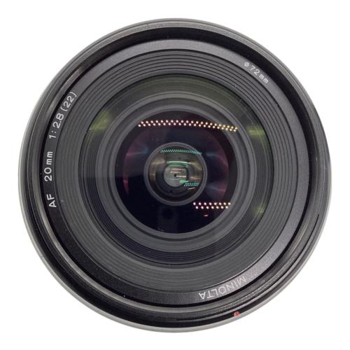 MINOLTA (ミノルタ) レンズ AF 20mm F2.8(22)