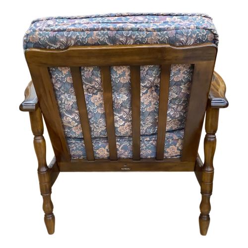 karimoku (カリモク) 1人掛けソファー 381 ブラウン×マルチカラー コロニアル