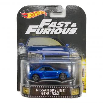 HOT WHEELS (ホットウィール) NISSAN SKYLINE GT-R（R34） ミニカー