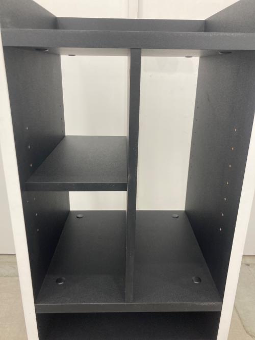 ゲーム機ラック ホワイト×ブラック