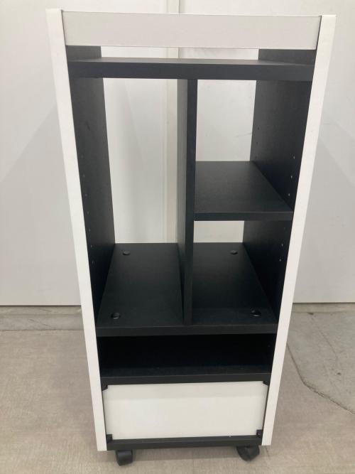 ゲーム機ラック ホワイト×ブラック