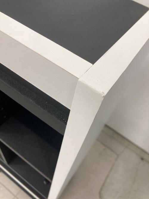 ゲーム機ラック ホワイト×ブラック