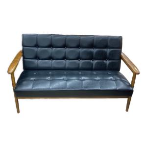 カリモク60 (カリモクロクマル) Kチェア 50周年復刻プレート 205 スタンダードブラック