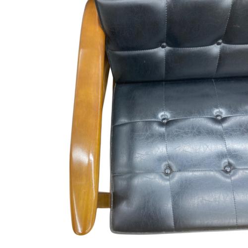 カリモク60 (カリモクロクマル) Kチェア 50周年復刻プレート 205 スタンダードブラック