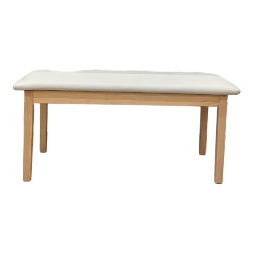 ニトリ ベンチダイニング3点セット 4LEG SI01 S 120 146 ナチュラル×ホワイト