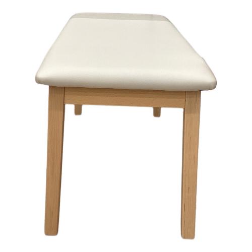 ニトリ ベンチダイニング3点セット 4LEG SI01 S 120 146 ナチュラル×ホワイト