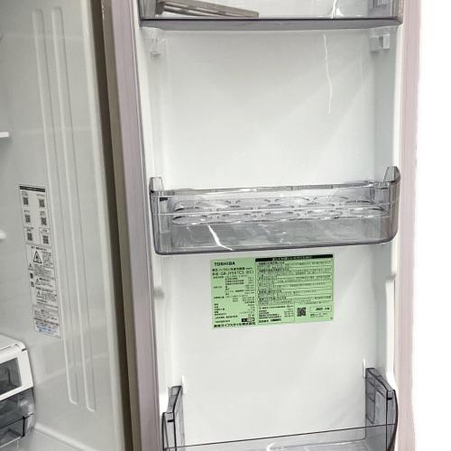 TOSHIBA (トウシバ) 6ドア冷蔵庫 GR-JY55TCS(EC) 2025年製 ガラストップ 551L
