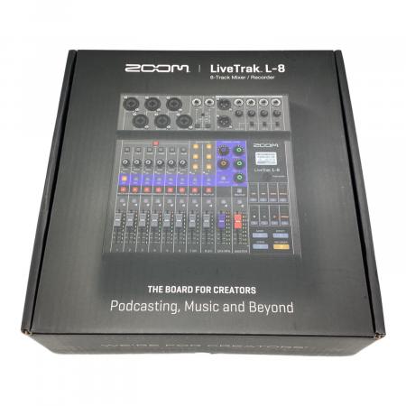 ZOOM (ズーム) 8-TRACK MIXER/RECORDER LiveTrak L-8｜トレファクONLINE