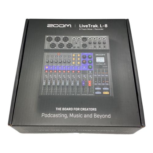ZOOM (ズーム) 8-TRACK MIXER/RECORDER LiveTrak L-8