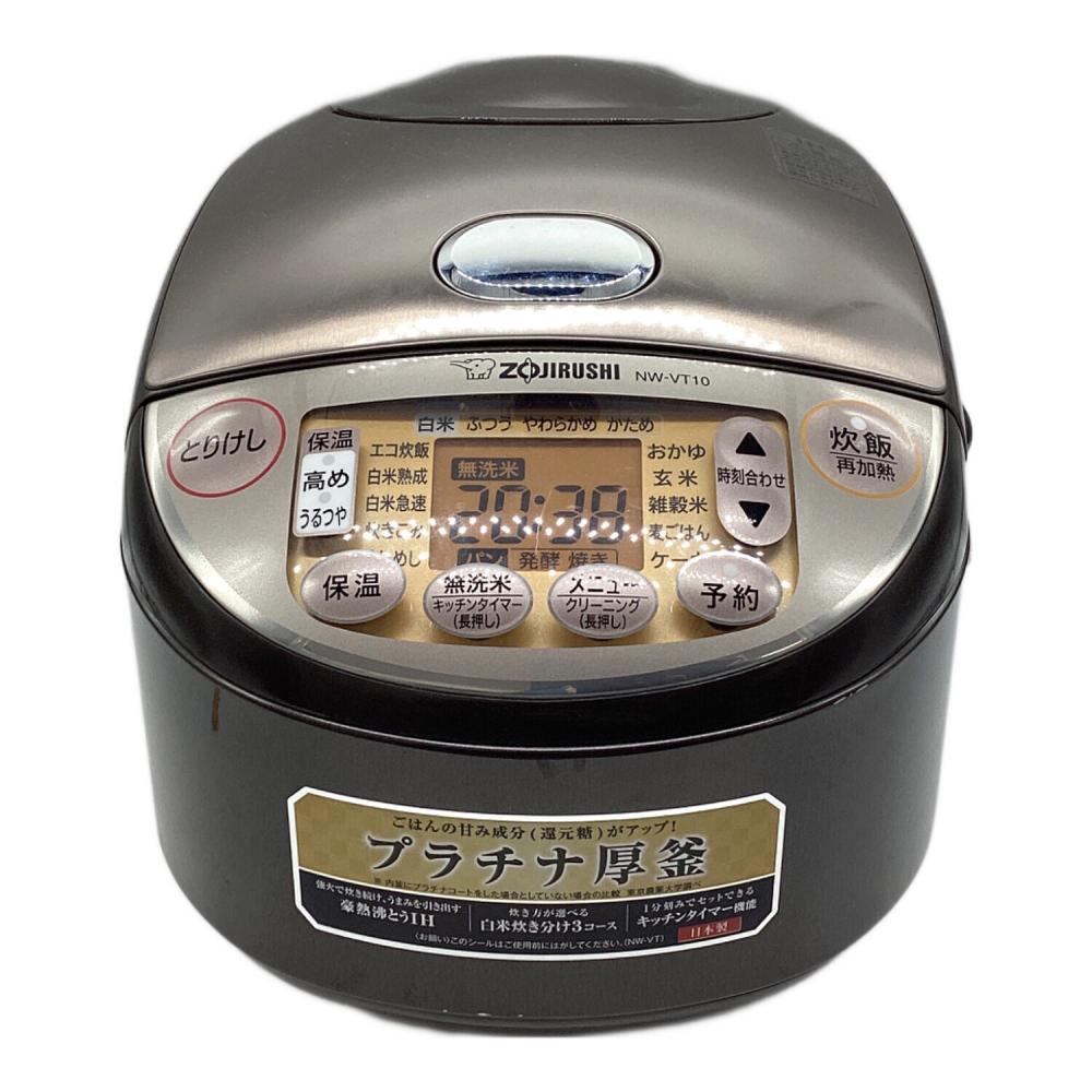 象印 (ゾウジルシ) IH炊飯ジャー NW-VT10 2023年製 5.5合(1.0L