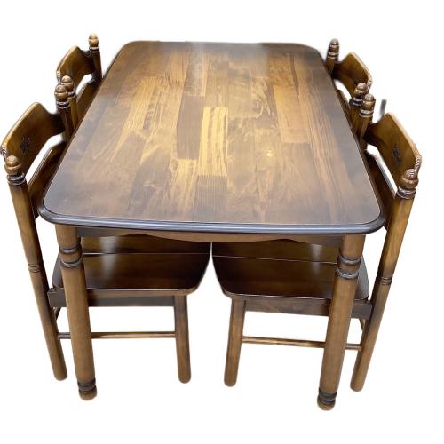 karimoku (カリモク) ダイニング5点セット 3 ブラウン コロニアル