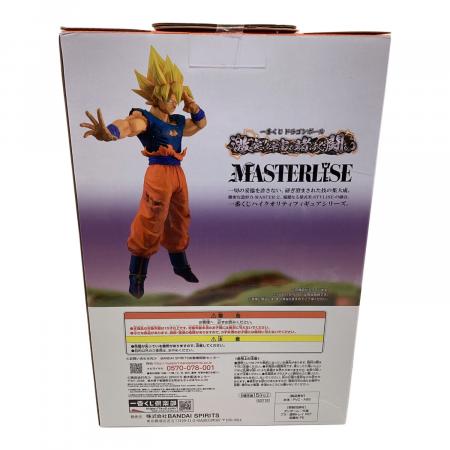 ドラゴンボール MASTERLISE 孫悟空 フィギュア D賞 一番くじ 激突 宇宙を賭けた闘い D賞 孫悟空 MASTERLISE