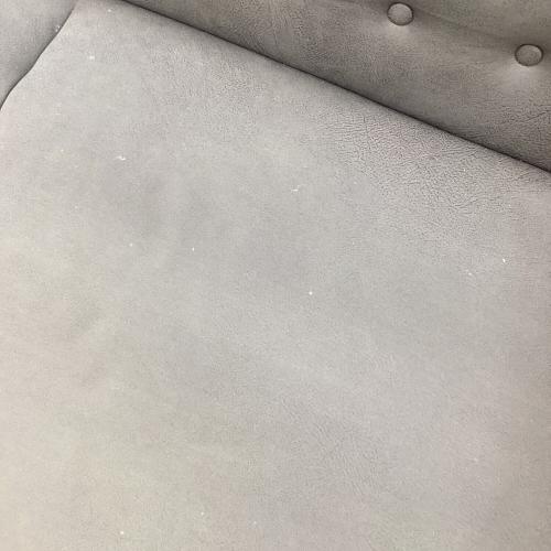 2人掛けソファー グレー×ブラウン