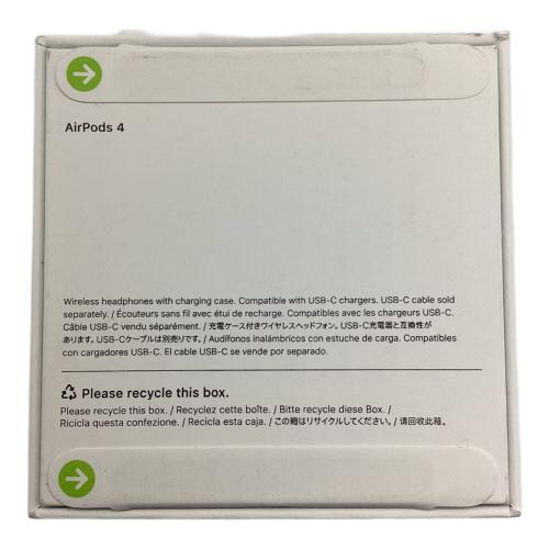 Apple (アップル) AirPods(第4世代) MXP63J/A CDJ063H737