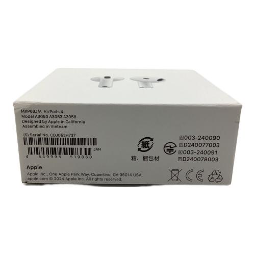Apple (アップル) AirPods(第4世代) MXP63J/A CDJ063H737