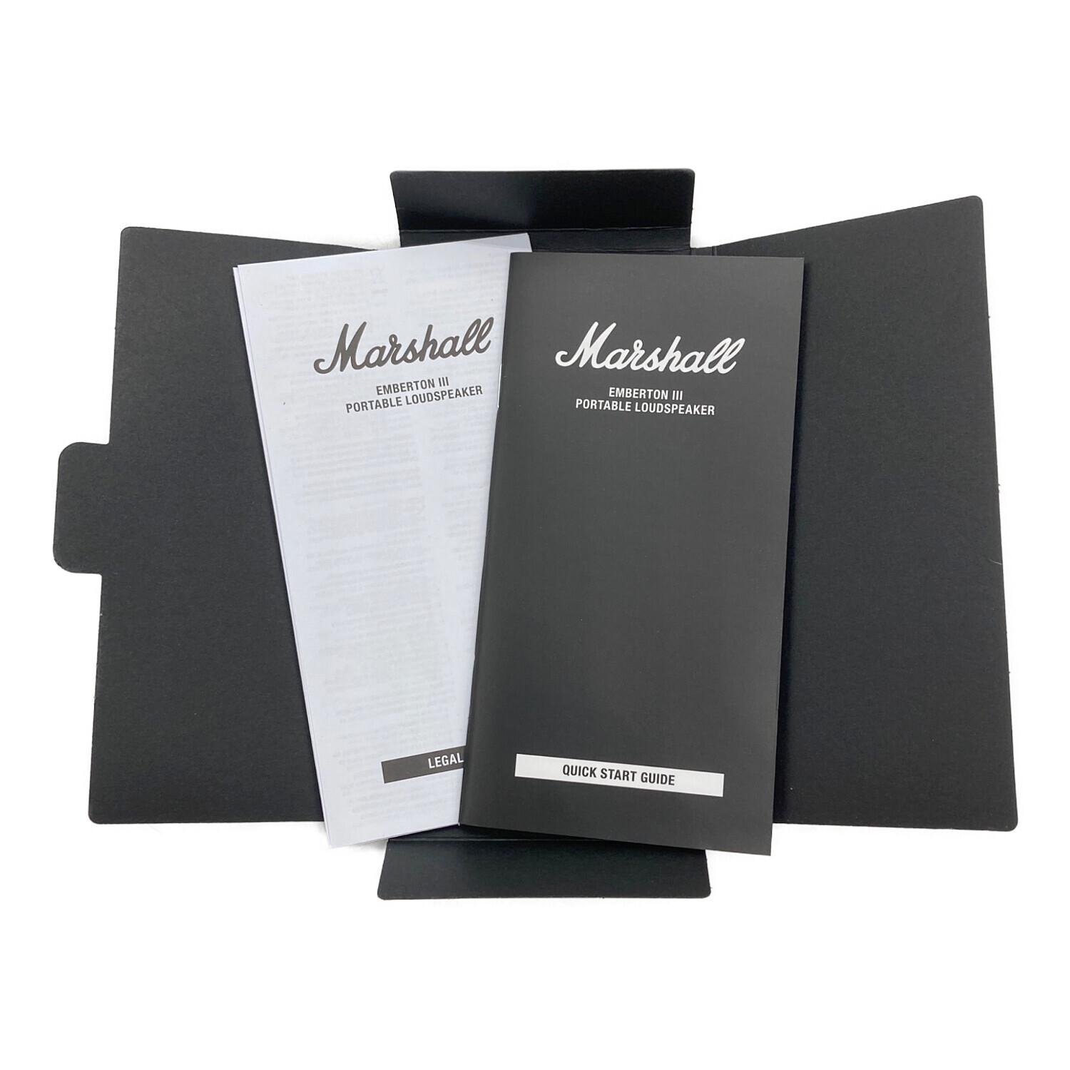 Marshall (マーシャル) スピーカー EMBERTONⅢ｜トレファクONLINE