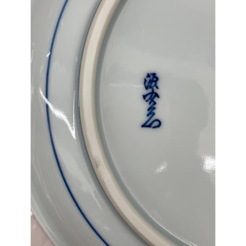 源右衛門窯 (ゲンエモンガマ) 染錦薊絵皿