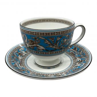 Wedgwood (ウェッジウッド) カップ&ソーサー フロレンティーン・ターコイズ
