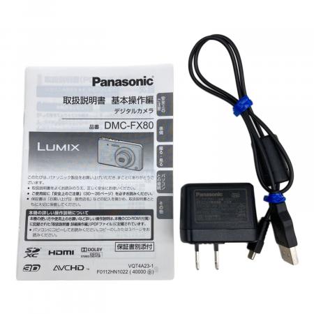 Panasonic (パナソニック) コンパクトデジタルカメラ DMC-FX80