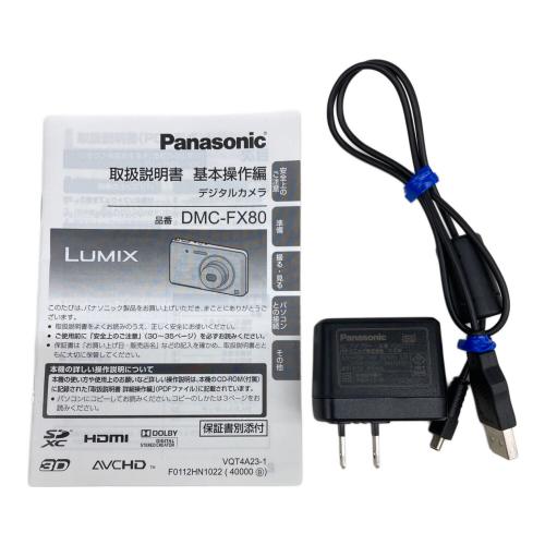 Panasonic (パナソニック) コンパクトデジタルカメラ DMC-FX80