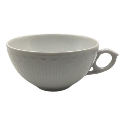 ROYAL COPENHAGEN (ロイヤル・コペンハーゲン) カップ&ソーサー ホワイトフルーテッド・ハーフレース