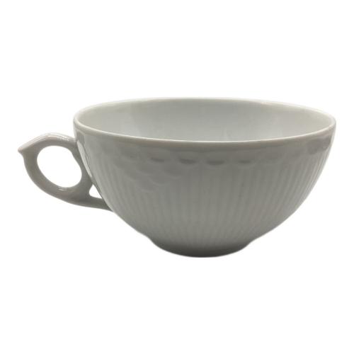 ROYAL COPENHAGEN (ロイヤル・コペンハーゲン) カップ&ソーサー ホワイトフルーテッド・ハーフレース