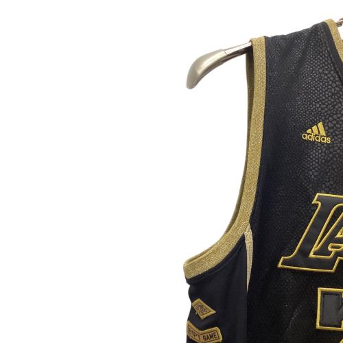 adidas (アディダス) NBAジャージー トレーニングウェア NBA LAKERS ”24 BRYANT” 記念モデル メンズ SIZE M ブラック×ゴールド