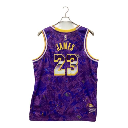 NIKE (ナイキ) NBAジャージー トレーニングウェア DA6951-504 NBA LAKERS "23 JAMES" メンズ SIZE 3XL パープル