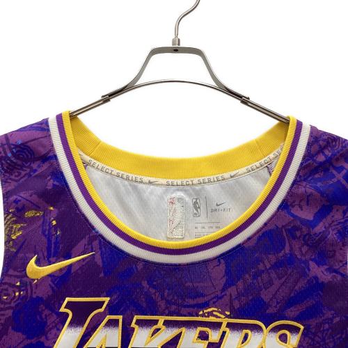 NIKE (ナイキ) NBAジャージー トレーニングウェア DA6951-504 NBA LAKERS "23 JAMES" メンズ SIZE 3XL パープル