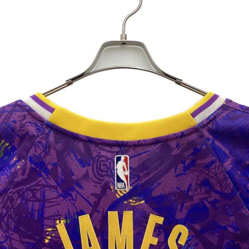 NIKE (ナイキ) NBAジャージー トレーニングウェア DA6951-504 NBA LAKERS "23 JAMES" メンズ SIZE 3XL パープル