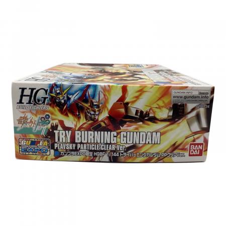 BANDAI (バンダイ) 1/144 HGBF トライバーニングガンダム PPクリアVer