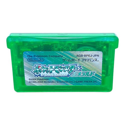 任天堂 (ニンテンドウ) ポケットモンスター エメラルド ゲームボーイアドバンス用ソフト CERO A (全年齢対象)