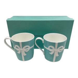 TIFFANY & Co. (ティファニー) マグカップ ブルーリボンペアマグカップ