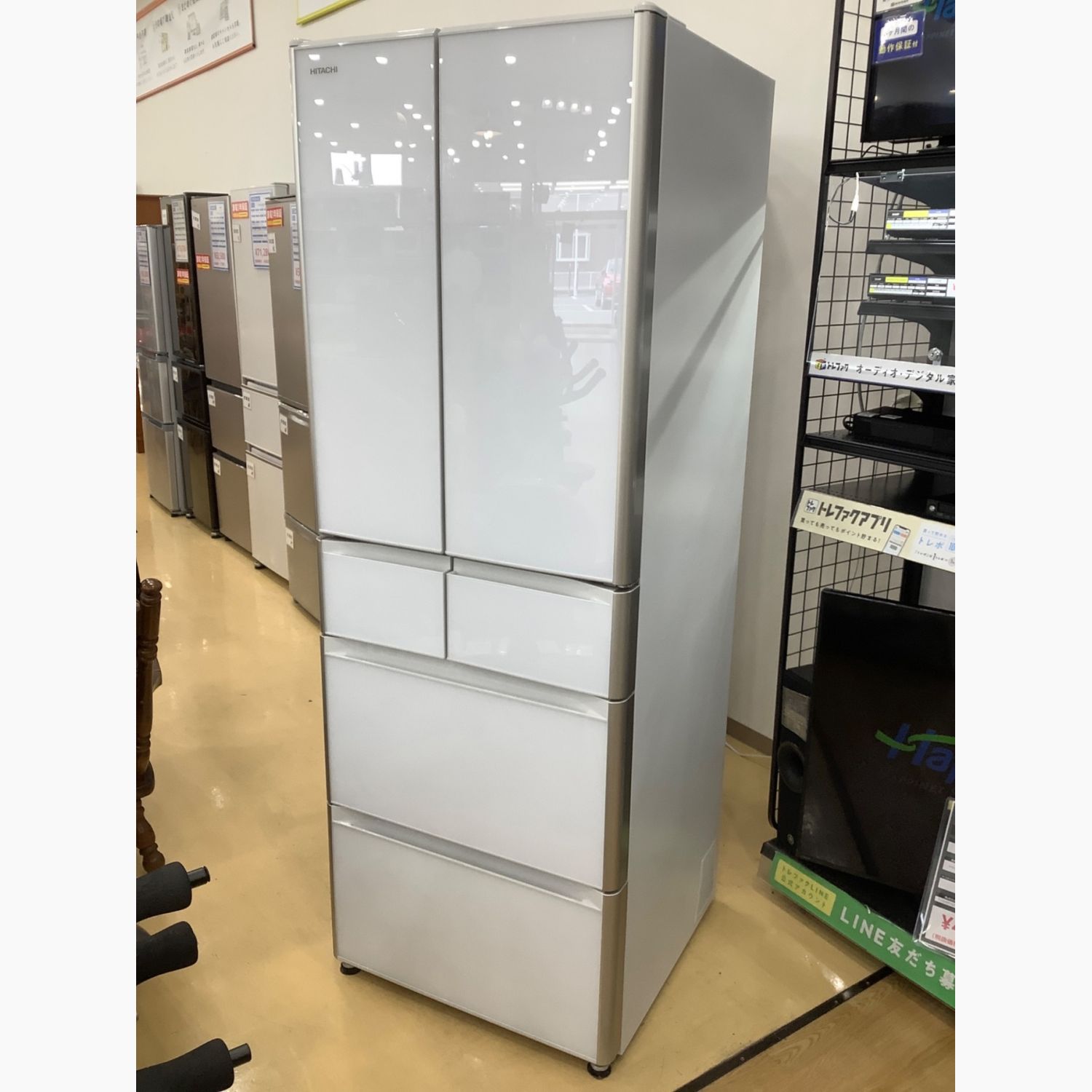 HITACHI (ヒタチ) 6ドア冷蔵庫 320 R-XG43J 2018年製 430L