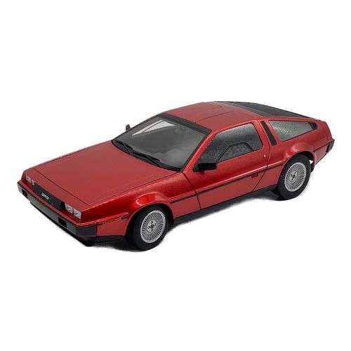 AUTOart (オートアート) ミニカー メタリックレッド DELOREAN DMC-12