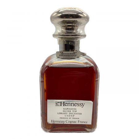 ヘネシー (Hennessy) コニャック LIBRARY DECANTER 700ml ナポレオン・シルバートップ 未開封