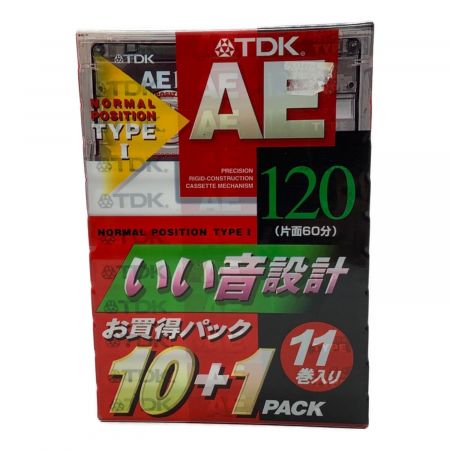 TDK AE 120分 11巻 カセットテープ